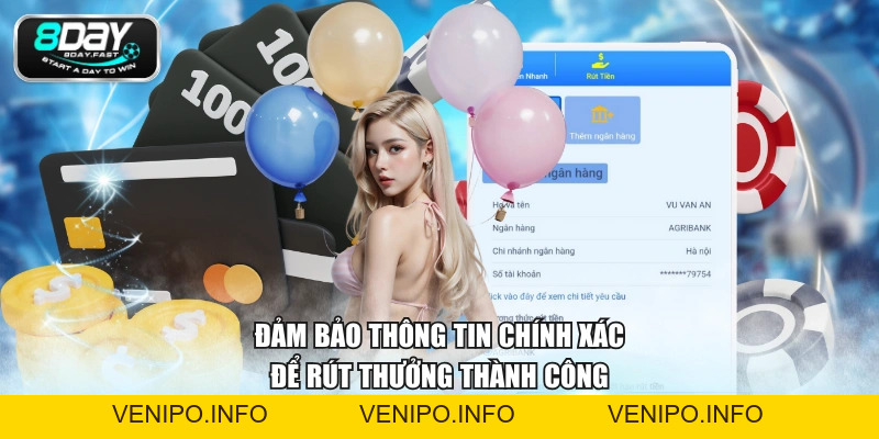Rút Tiền 8DAY - Nhanh Chóng, An Toàn, Không Mất Phí - Venipo