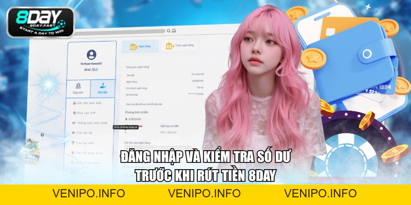 Rút Tiền 8DAY - Nhanh Chóng, An Toàn, Không Mất Phí - Venipo