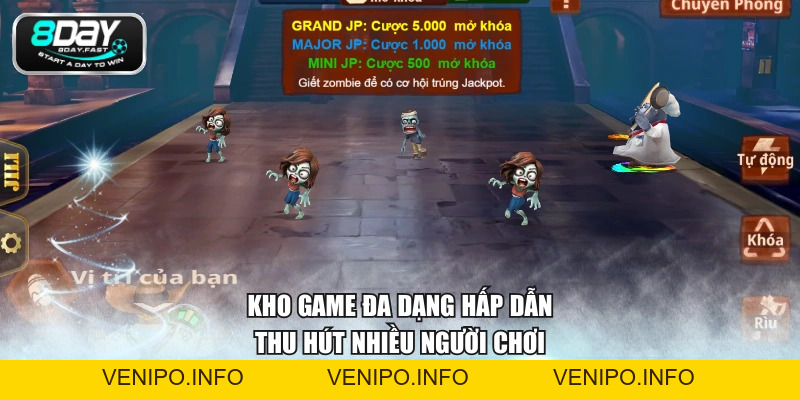 Sảnh Jili - Kho Game Đa Dạng Càng Trải Nghiệm Càng Ghiền - Venipo