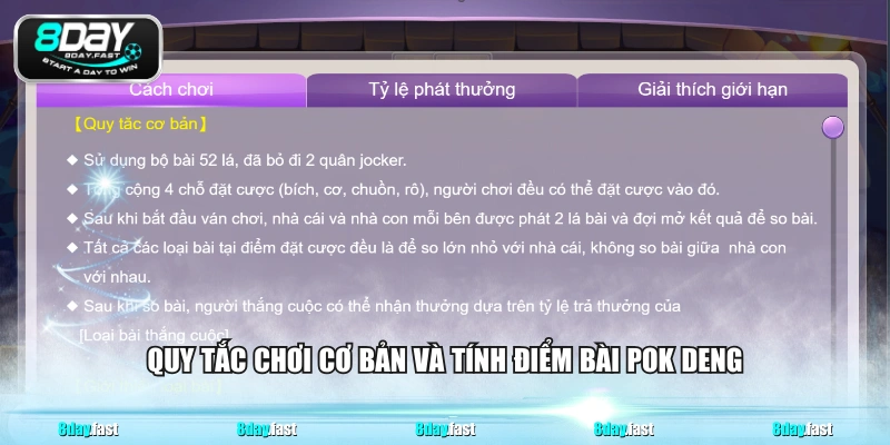 Pok Deng Thái - Tựa Game Bài Ăn Khách Nhất Mọi Thời Đại - Venipo