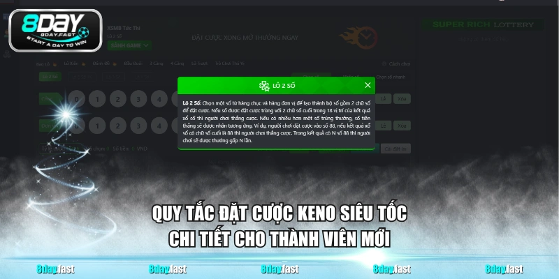 Keno Siêu Tốc - Đặt Cược Cực Nhanh, Nhận Thưởng Liền Tay - Venipo