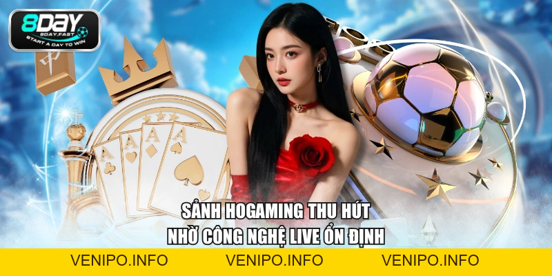 Sảnh HOGAMING - Live Chuẩn HD, Trả Thưởng Minh Bạch - Venipo