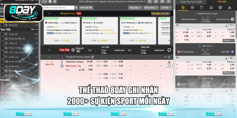 Thể Thao 8DAY - Cá Cược Sport Đỉnh Cao, Rinh Tiền Tỷ Dễ Dàng - Venipo